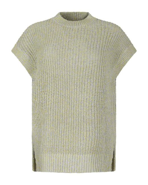 Calvin Klein Green Mouline Texture Sweater Top