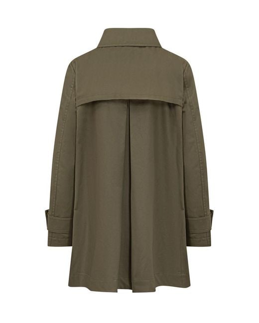 Herno Green Delon Medium Trench Coat