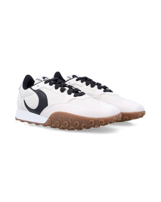 MARINE SERRE White Ms Rise Sneakers for men