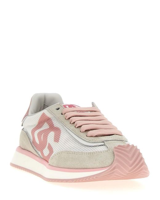 Dolce & Gabbana Pink 'Dg Cushion' Sneakers