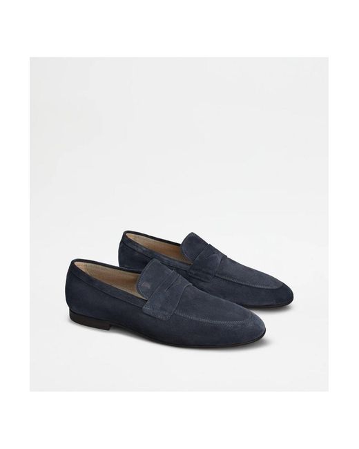 Tod's Blue Moccasins for men
