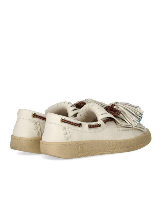 Elena Iachi Metallic Smash Loafer