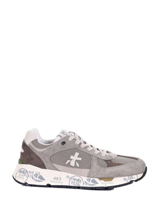 Premiata White Sneakers Dove for men