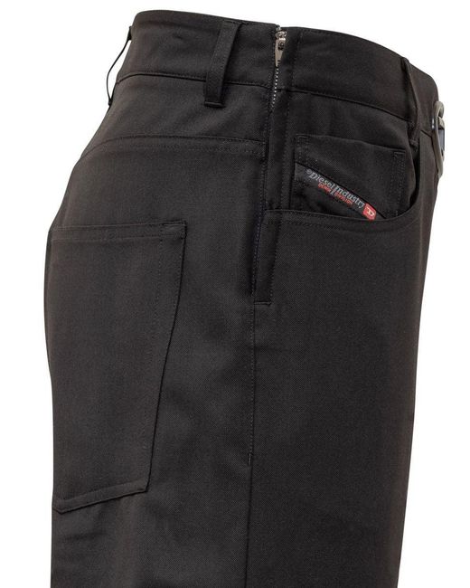 DIESEL Black Trousers for men