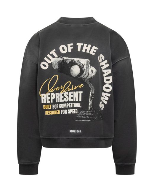 Represent Black Sweaters for men