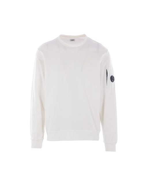 C P Company White Sweaters for men