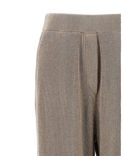 Brunello Cucinelli Gray 'Sparkling' Pants