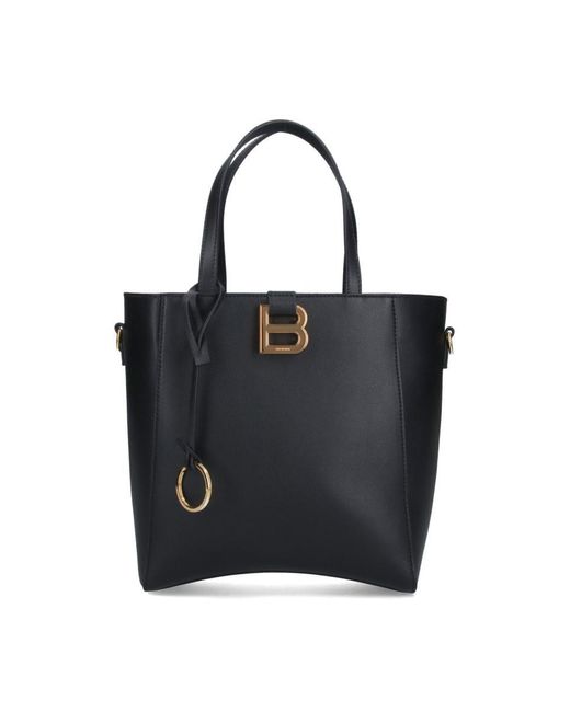 Balenciaga Black Hourglass Soft Tote Bag Small