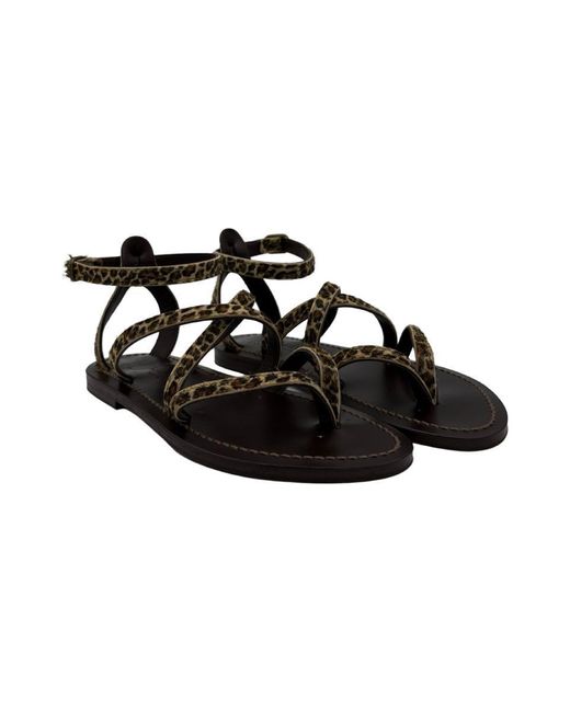 K. Jacques Black St.Tropez Sandals Shoes
