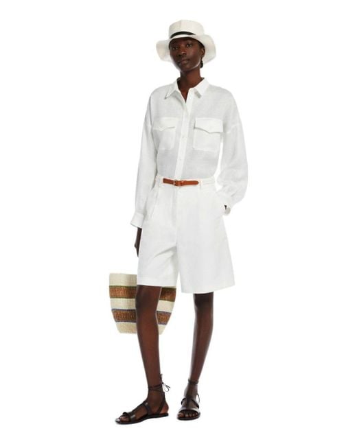 Weekend by Maxmara White Spoleto Shirt