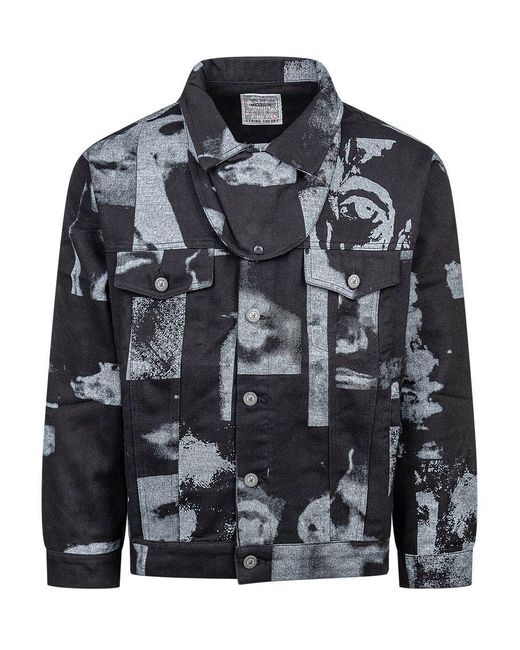 Kidsuper Gray Jacket Face for men