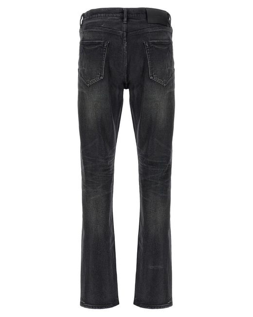 Purple Brand Gray 'P005 Double Dip Coated' Jeans for men