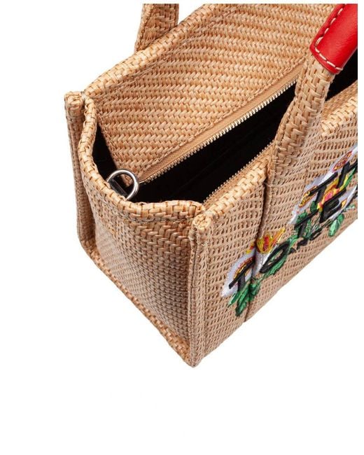 Marc Jacobs Green Raffia Handbag