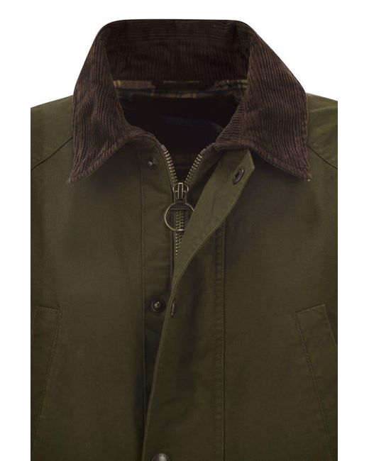 Polo Ralph Lauren Green Long Waxed Coat