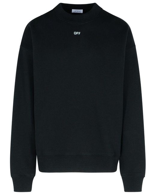 Off-White c/o Virgil Abloh Black Vibe Arrow Skate Crewneck for men