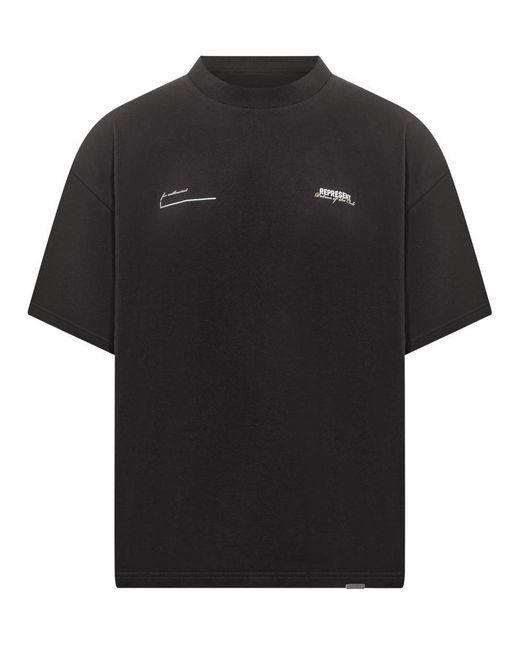 Represent Black Patron Club T-Shirt for men