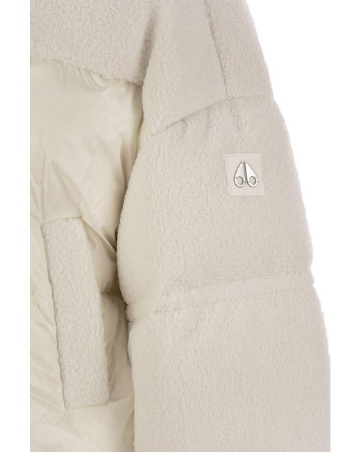 Moose Knuckles Natural Mini Down Puffer Jacket