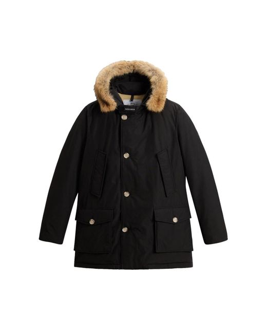Woolrich Black Arcit Parka for men