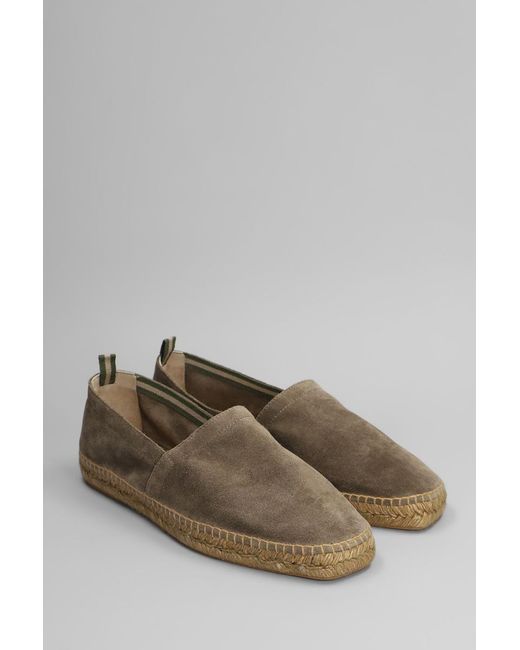 Castaner Gray Pablo T-186 Espadrilles for men