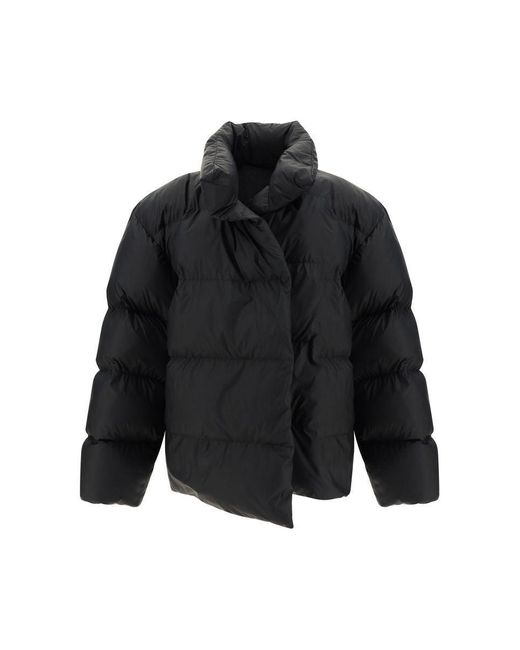 Balenciaga Black Wrap Oversize Puffer Jacket