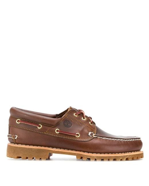 Timberland Brown Authentic Boat Shoe Shoes for men