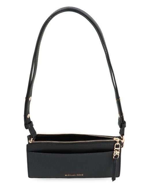 MICHAEL Michael Kors Black Empire Leather Crossbody Bag