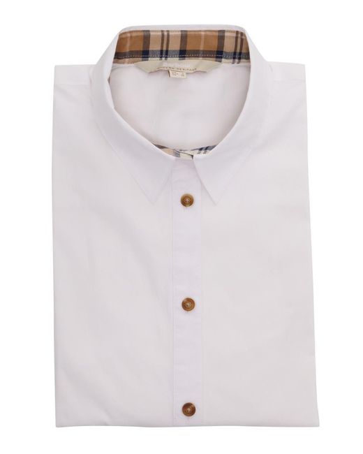 Barbour White Shirt