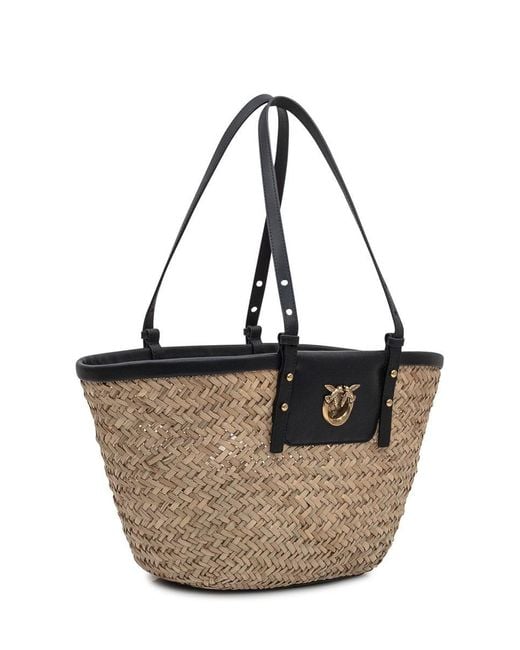 Pinko Natural Love Summer Large Shoulder Bag