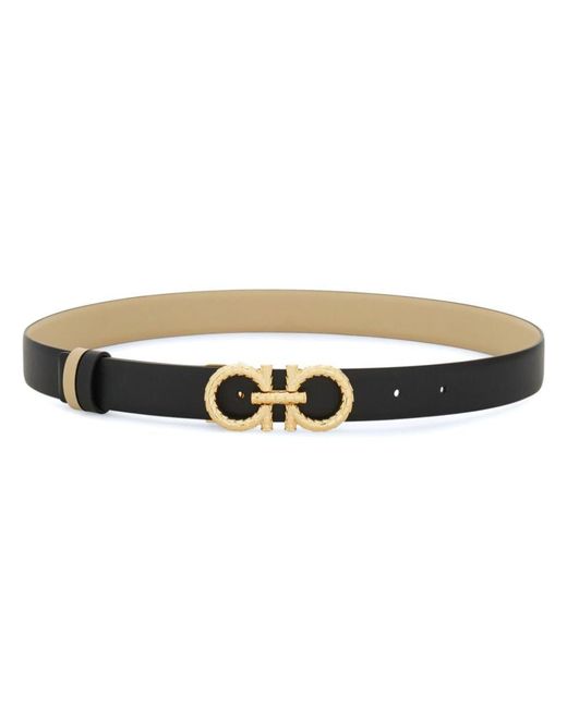 Ferragamo Natural Luxurious Leather Belt For