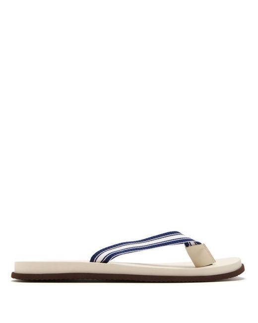 Brunello Cucinelli Pool Slides in White for Men | Lyst