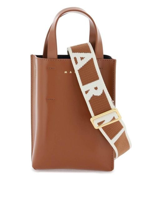 Marni Brown "Museo Nano" Handbag