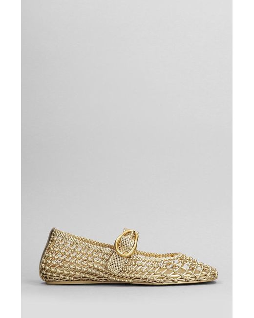 Cult Gaia Metallic Gina Flat Ballet Flats