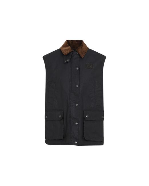 Miu Miu Black Cotton Jacket