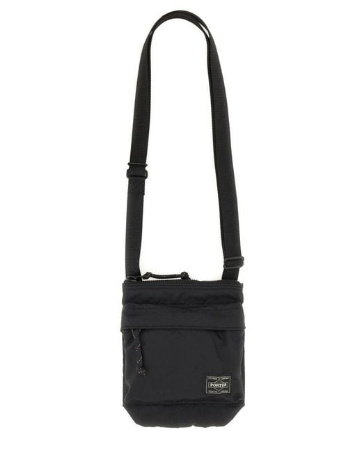Porter-Yoshida and Co Black Force Shoulder Bag for men