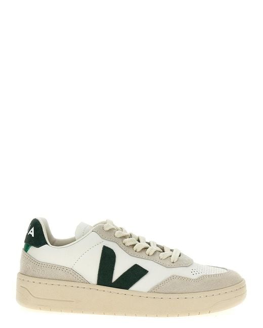 Veja Green 'V-90' Sneakers