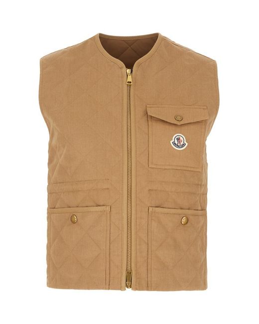 Moncler Brown Jackets & Vests