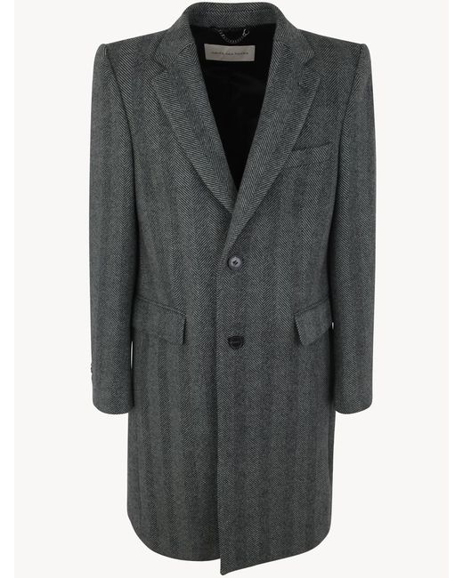 Dries Van Noten Black 00140 Richards 7067 Coat for men