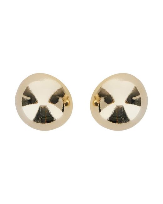 Silvia Gnecchi 'Sade' Metallic Earings With Rear Closure And Circular Shape