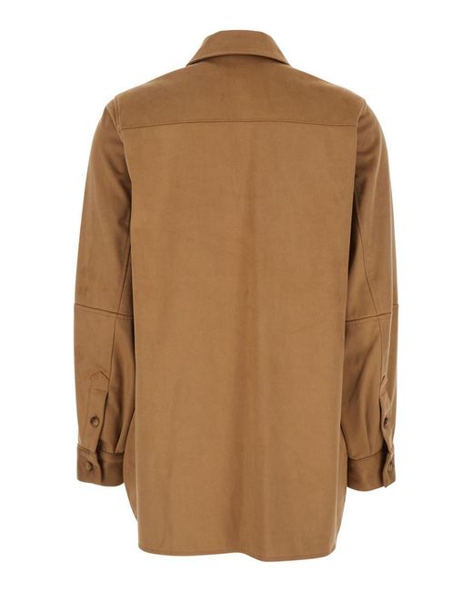 Urbancode Brown Shirt With Classic Collar