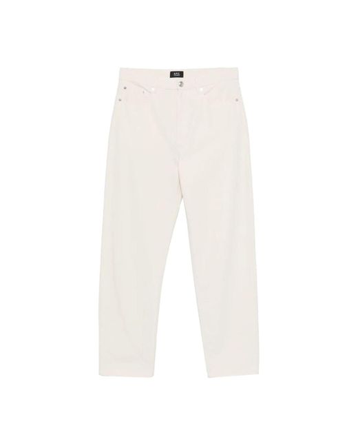 A.P.C. White Jean Martin for men