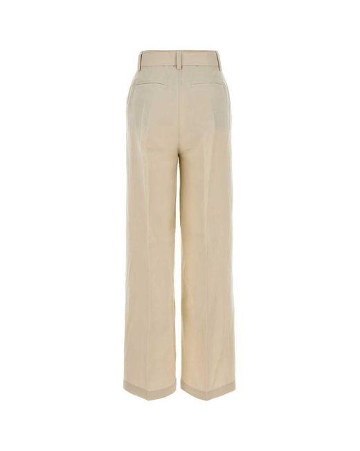 Woolrich Natural Sand Viscose Blend Pant