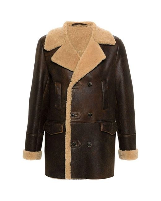 Salvatore Santoro Brown Dies Jacket for men