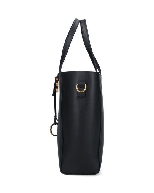 Balenciaga Black Hourglass Soft Tote Bag Small