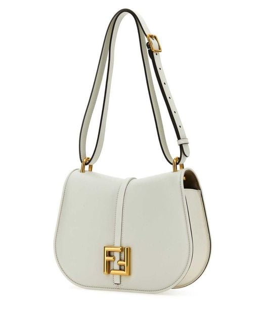 Fendi White Cmon Mini Shoulder Bag