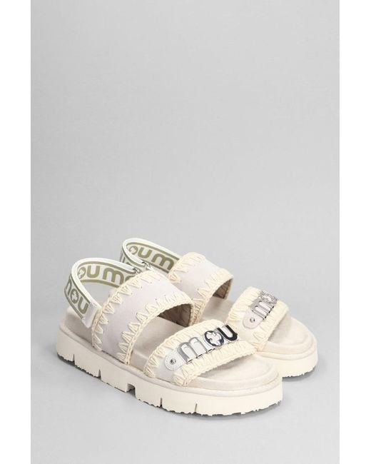 Mou Natural Bio Sandal Flats