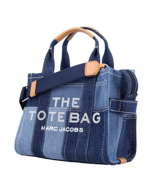 Marc Jacobs Blue The Denim Small Tote Bag