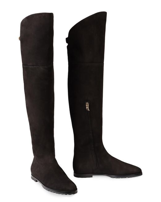 Maison Skorpios Black Stefania Over-The-Knee Boots