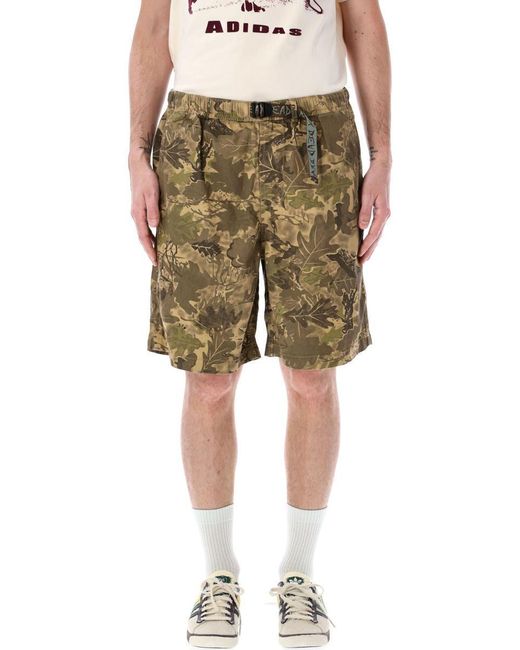 Brain Dead Green Twill Climber Short for men