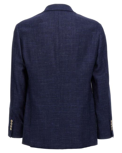 Brunello Cucinelli Blue Coats & Jackets for men