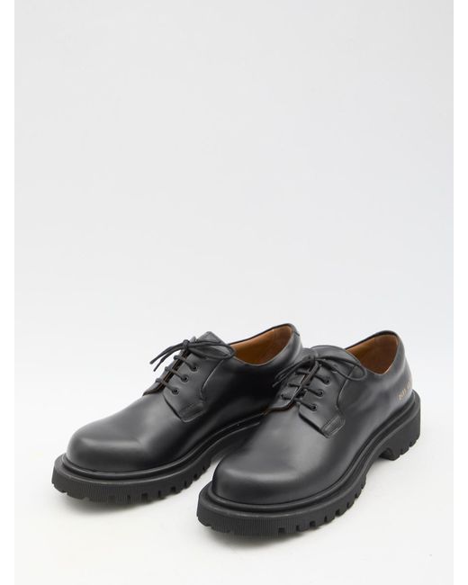 Common Projects Black Chunky Derby Shoes for men